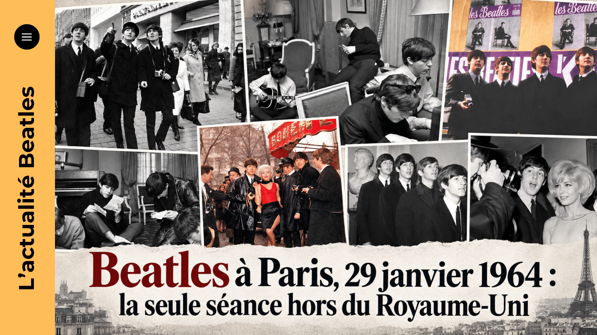 Beatles Paris 1964 : la séance allemande du 29 janvier | Yellow-Sub