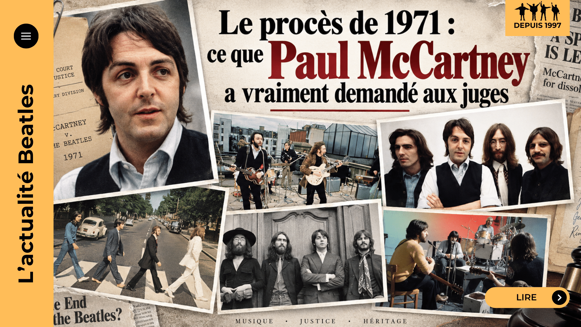 Procès McCartney 1971 : ce que le tribunal a vraiment décidé | Yellow-Sub