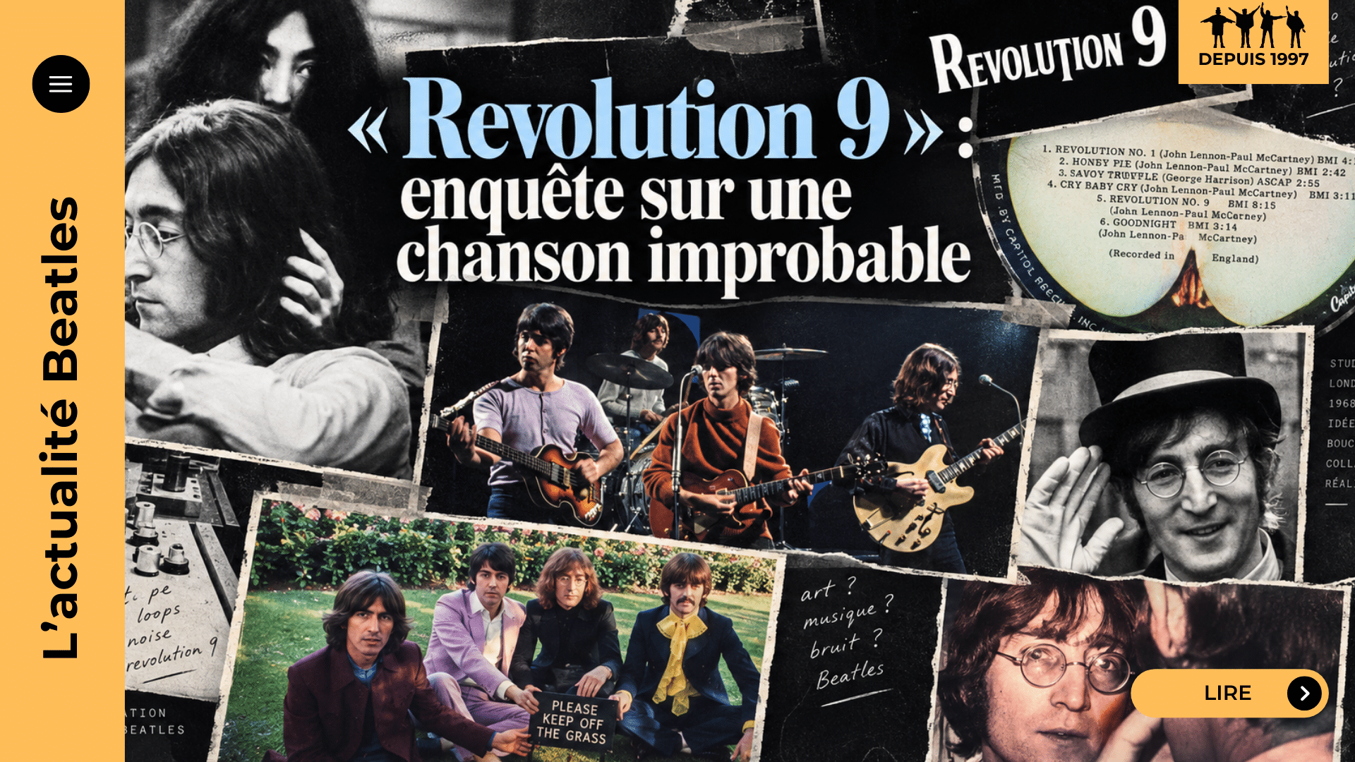 « Revolution 9 » : comment les Beatles ont monté leur morceau le plus long | Yellow-Sub
