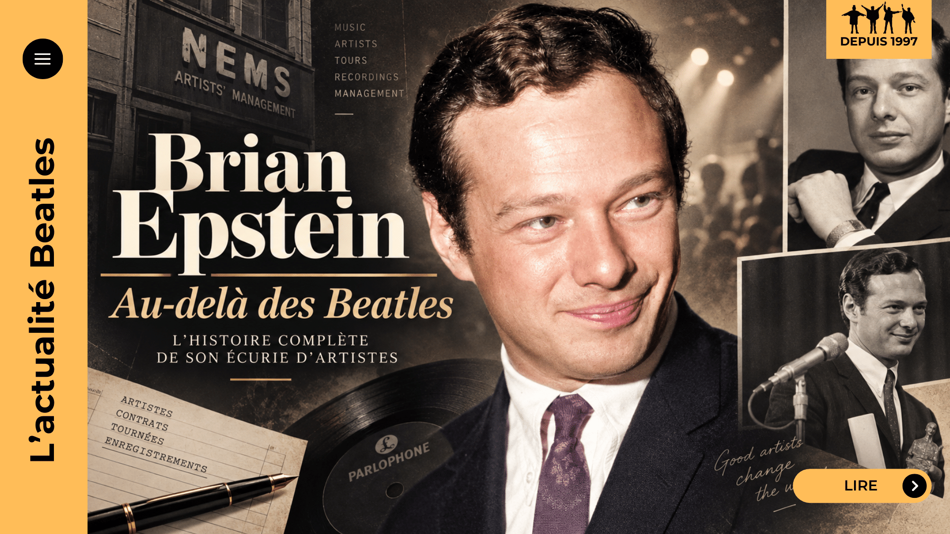 L'écurie Brian Epstein : tous les artistes de NEMS, pas que les Beatles