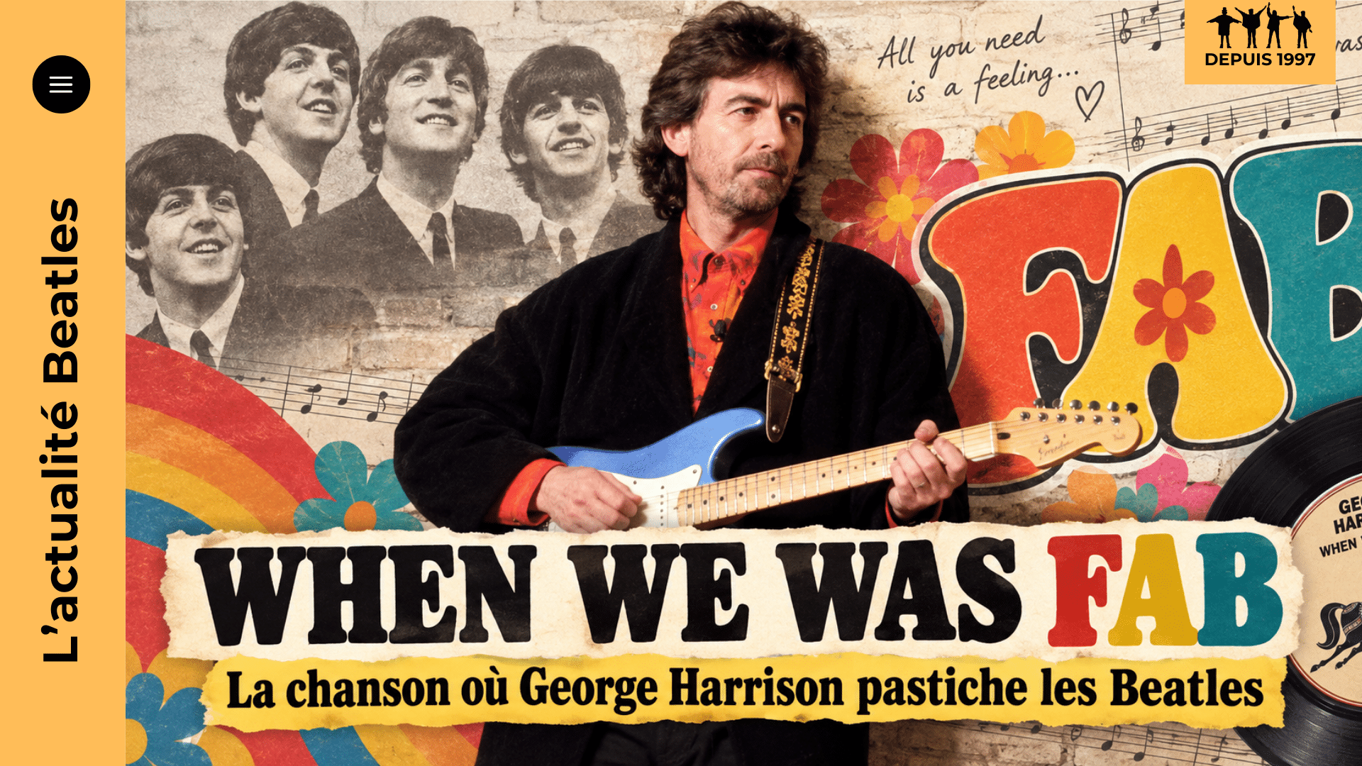When We Was Fab : quand George Harrison pastichait les Beatles