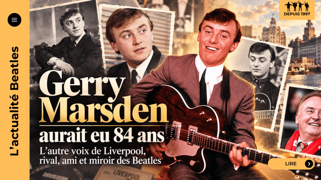 Gerry Marsden aurait eu 84 ans : le rival et ami des Beatles