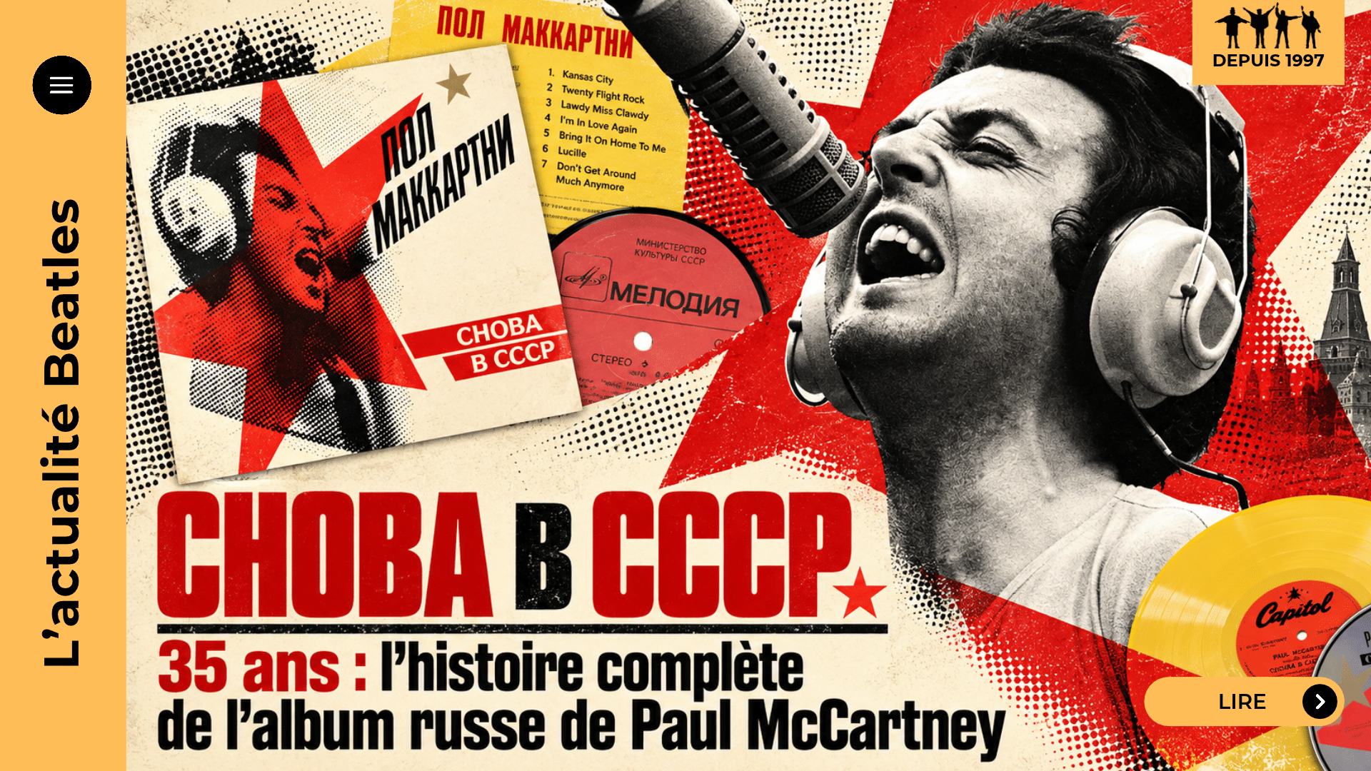 CHOBA B CCCP a 35 ans : l’histoire complète de l’album russe de Paul McCartney, de Hog Hill à Melodiya