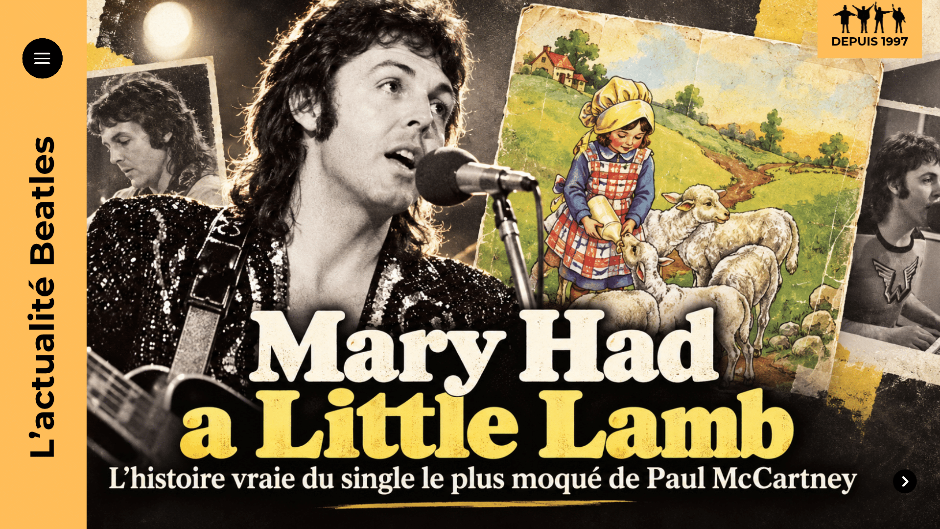Mary Had a Little Lamb : l’histoire vraie du single le plus moqué de Paul McCartney, écrit pour sa fille Mary