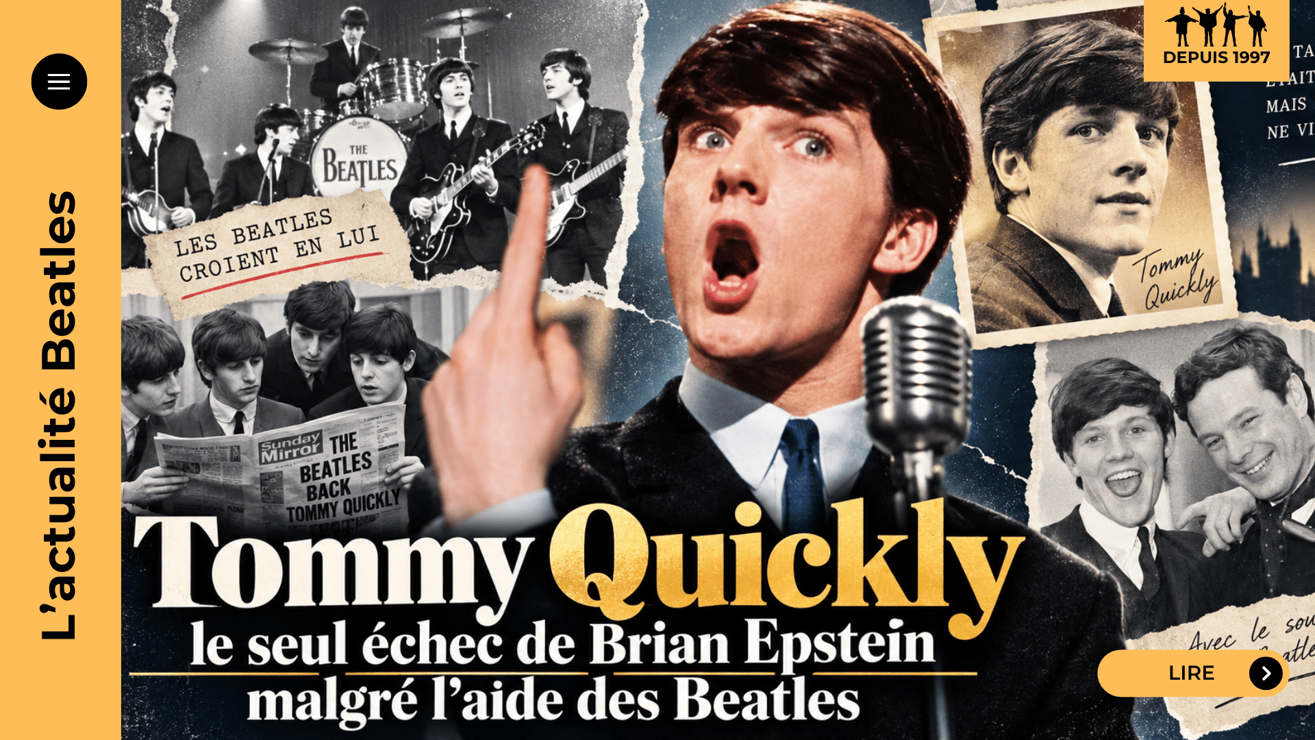 Tommy Quickly : le seul échec de Brian Epstein et des Beatles