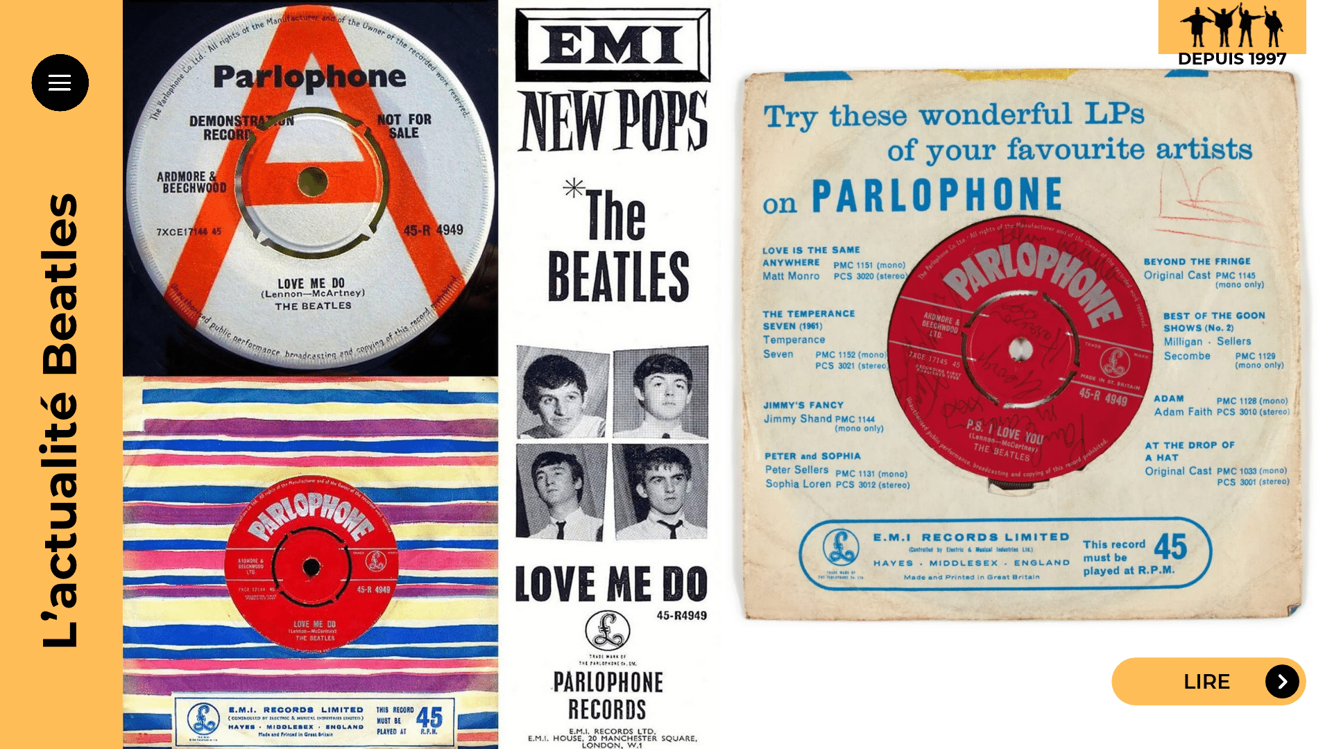 Love Me Do a 64 ans : le 45 tours qui fit entrer les Beatles dans l’histoire