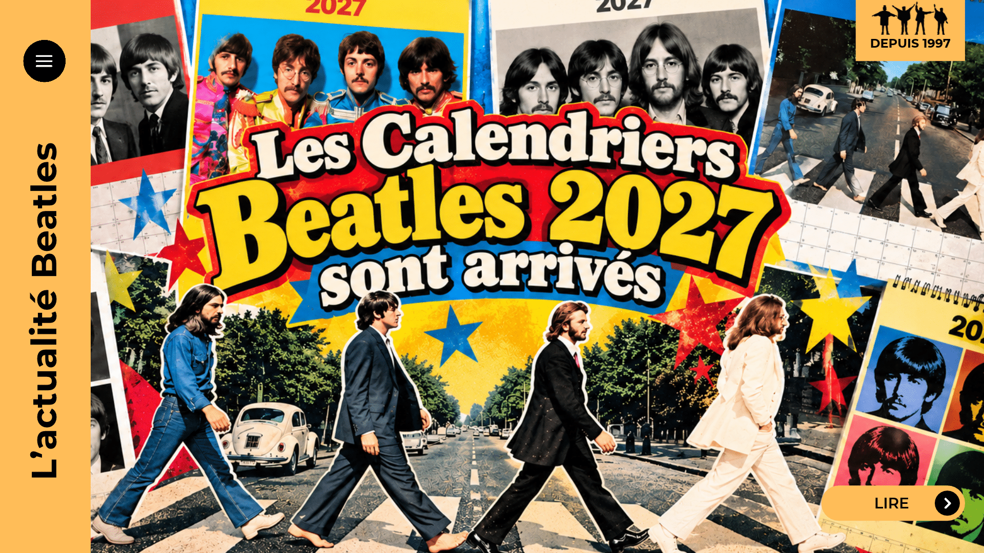 Beatles : les calendriers 2027 sont disponibles