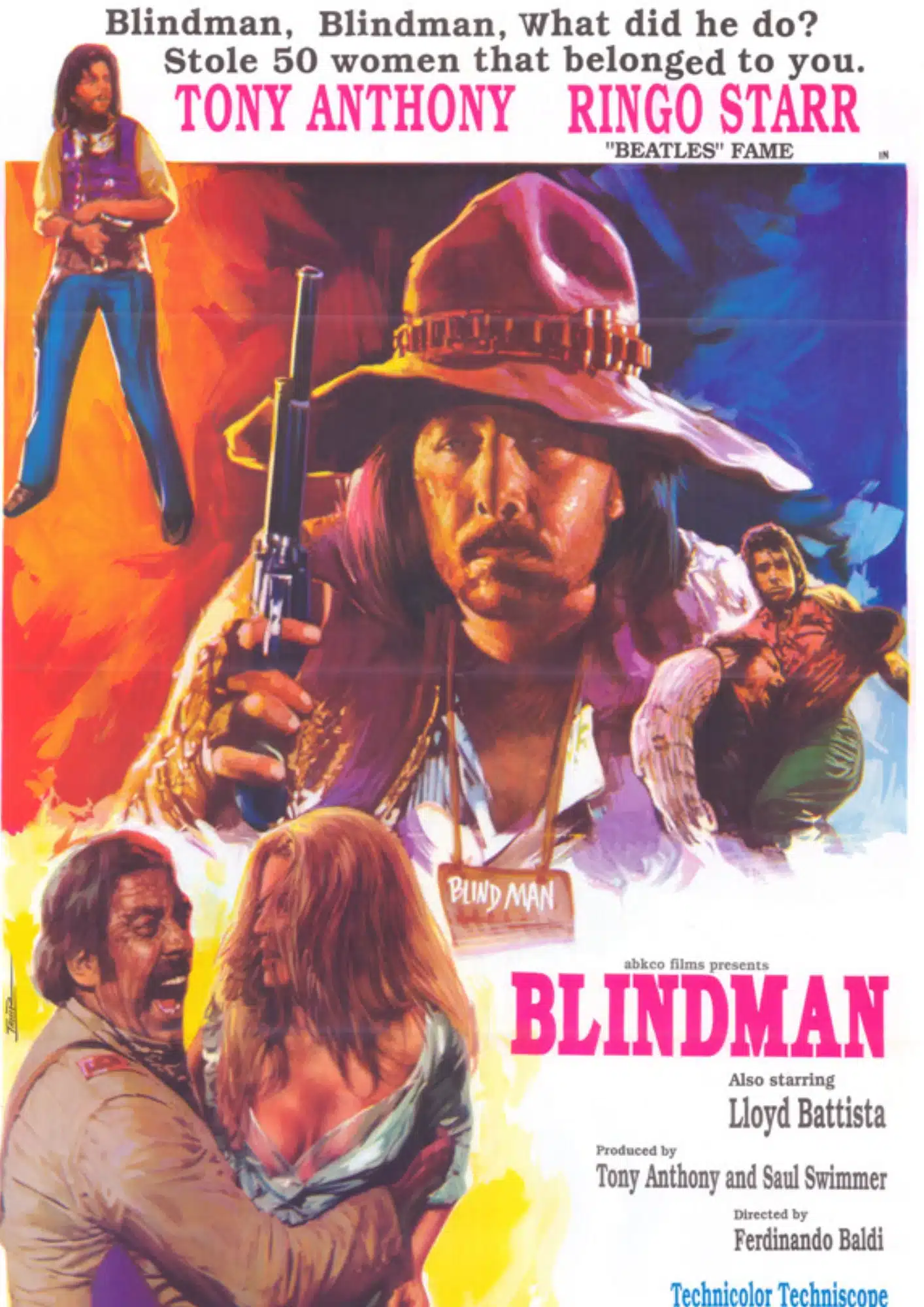 Visuel du film Blindman (1971) avec Ringo Starr