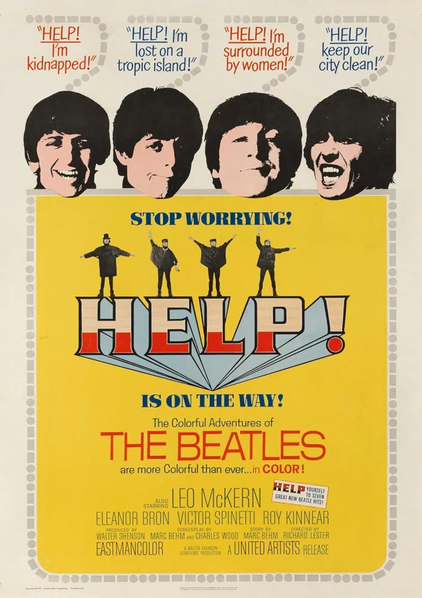 Visuel du film Help! (1965), avec Ringo Starr