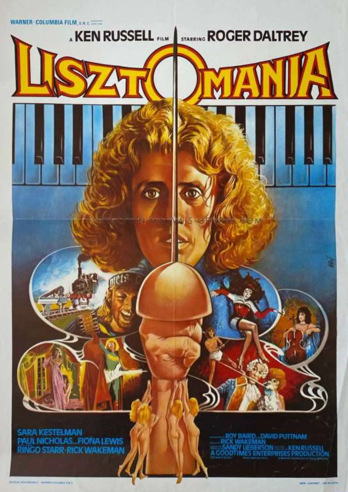 Visuel du film Lisztomania avec Ringo Starr