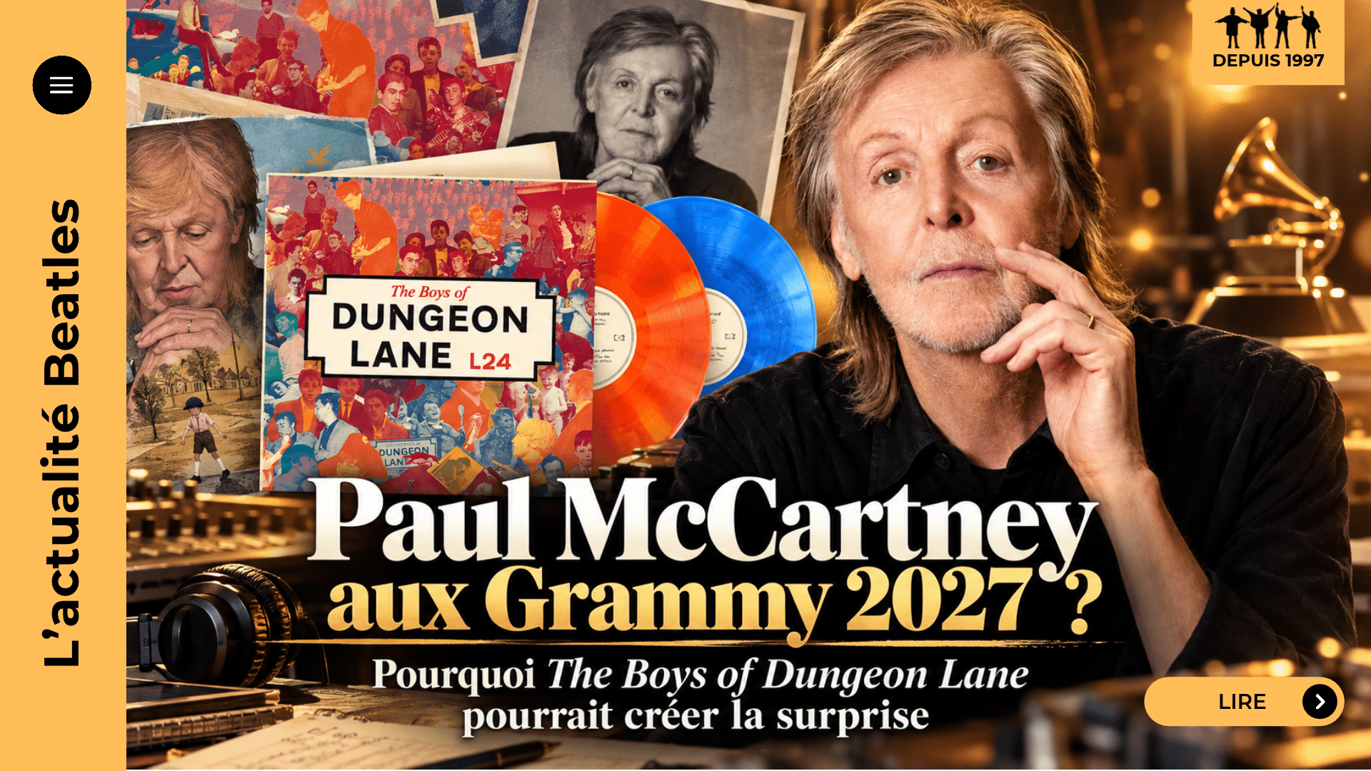 Paul McCartney aux Grammy 2027 ? Pourquoi The Boys of Dungeon Lane pourrait créer la surprise