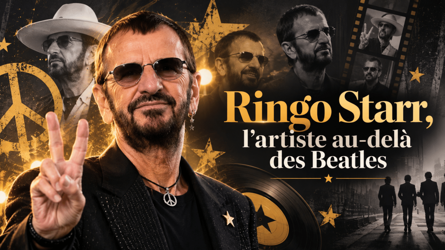 22 février 2024 : Ringo Starr contrôle et signe les nouveaux tirages du ...