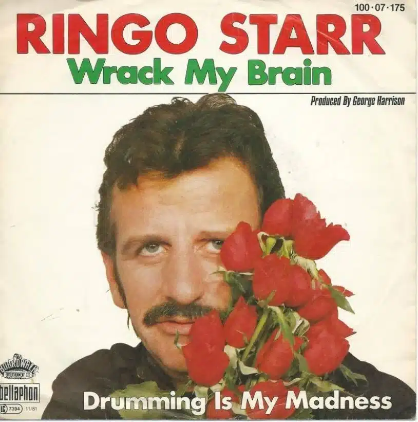 Pochette du 45 tours Wrack My Brain, édition allemande de 1981