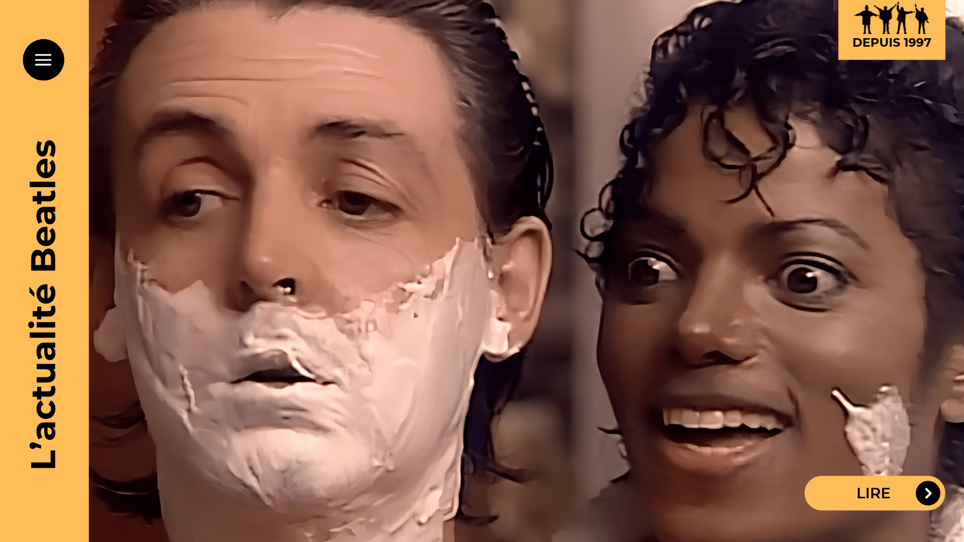 Paul McCartney et Michael Jackson dans Say Say Say en 1983